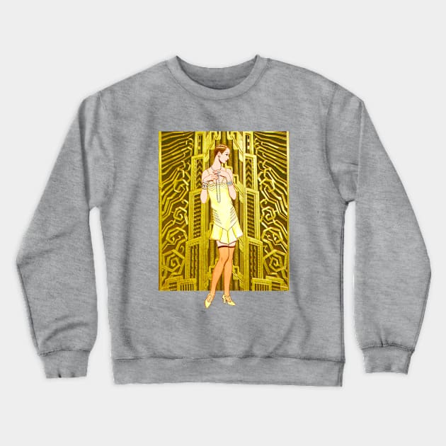 Art deco Crewneck Sweatshirt by TomTierney